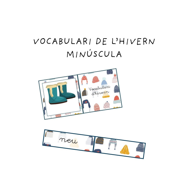 Targetes vocabulari Hivern