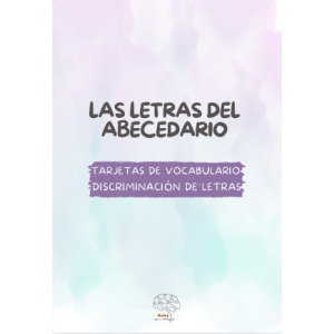 Las letras del abecedario