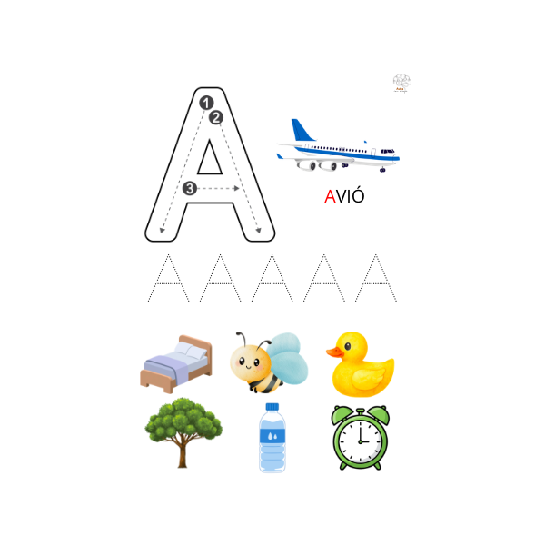 Les lletres de l'abecedari