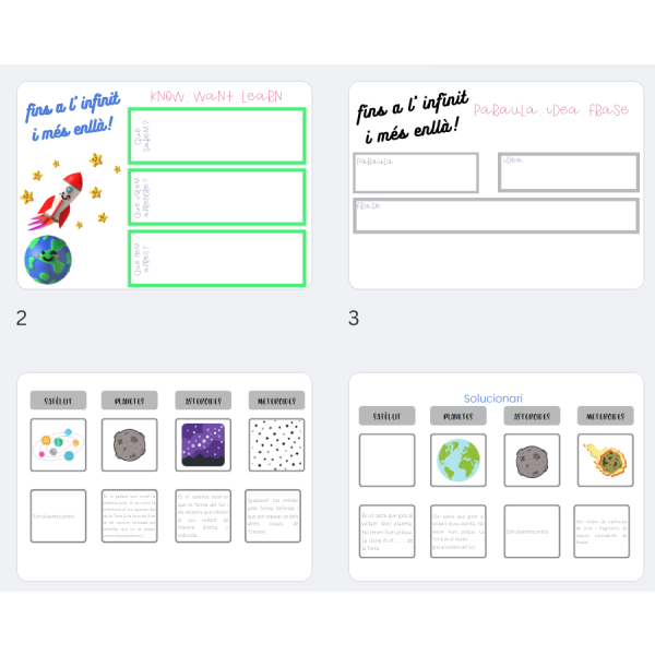 Pack de recursos Sistema Solar