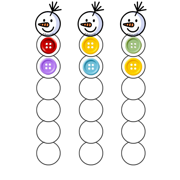 Fem seriacions amb el ninot de neu