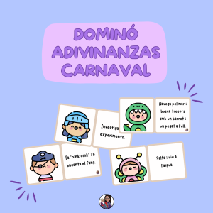 Dominó adivinanzas Carnaval (CAT & CAST)