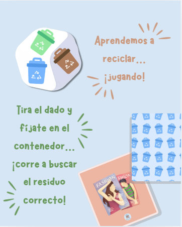 ¡Al contenedor! Juego de reciclaje
