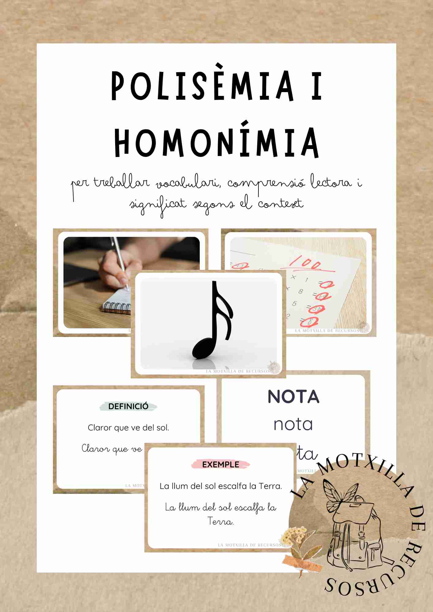 LLENGUA - Polisèmia i homonímia