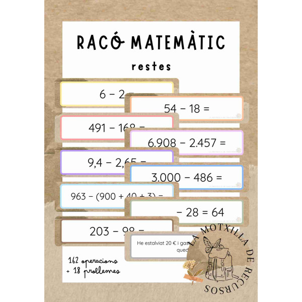 Racó matemàtic - 180 restes autocorrectives