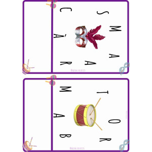 Ordena les lletres Carnaval