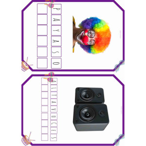 Copia las palabras Carnaval