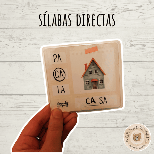 Sílabas directas - Iniciación a la lectoescritura