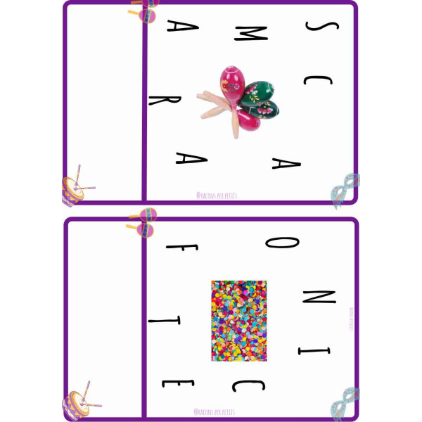 Ordena las letras Carnaval