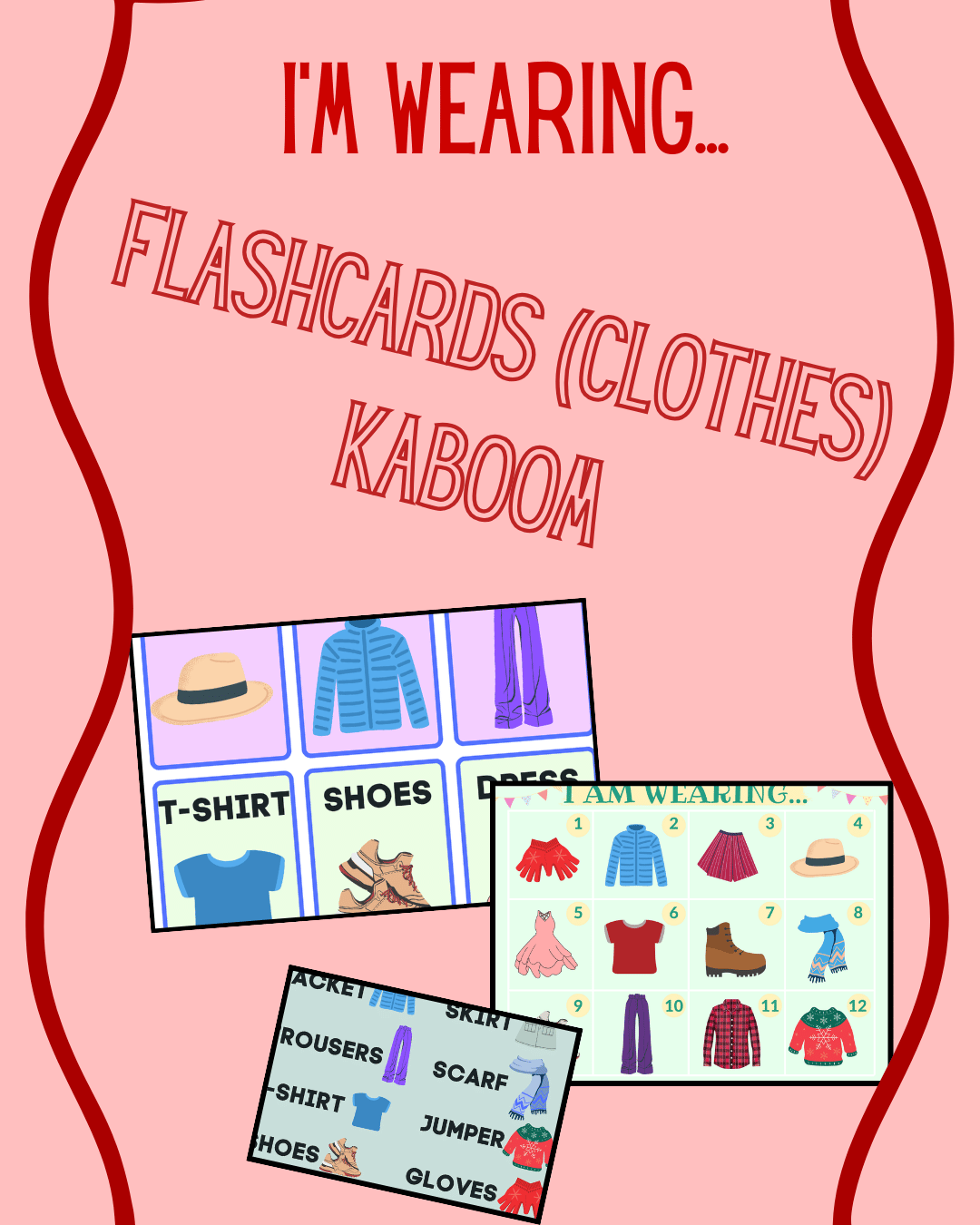 I’m Wearing – Flashcards & Kaboom