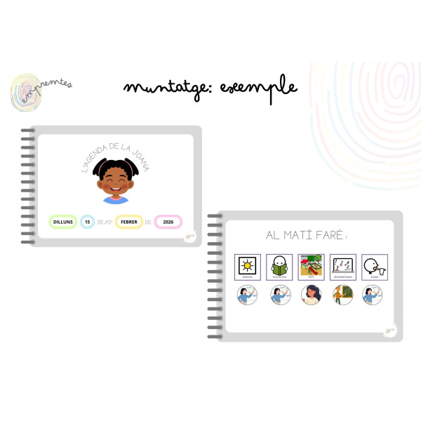 L'AGENDA DE PICTOGRAMES: PEL DIA A DIA A L'ESCOLA