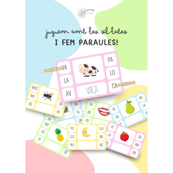 JUGUEM AMB LES SÍL·LABES I FEM PARAULES!