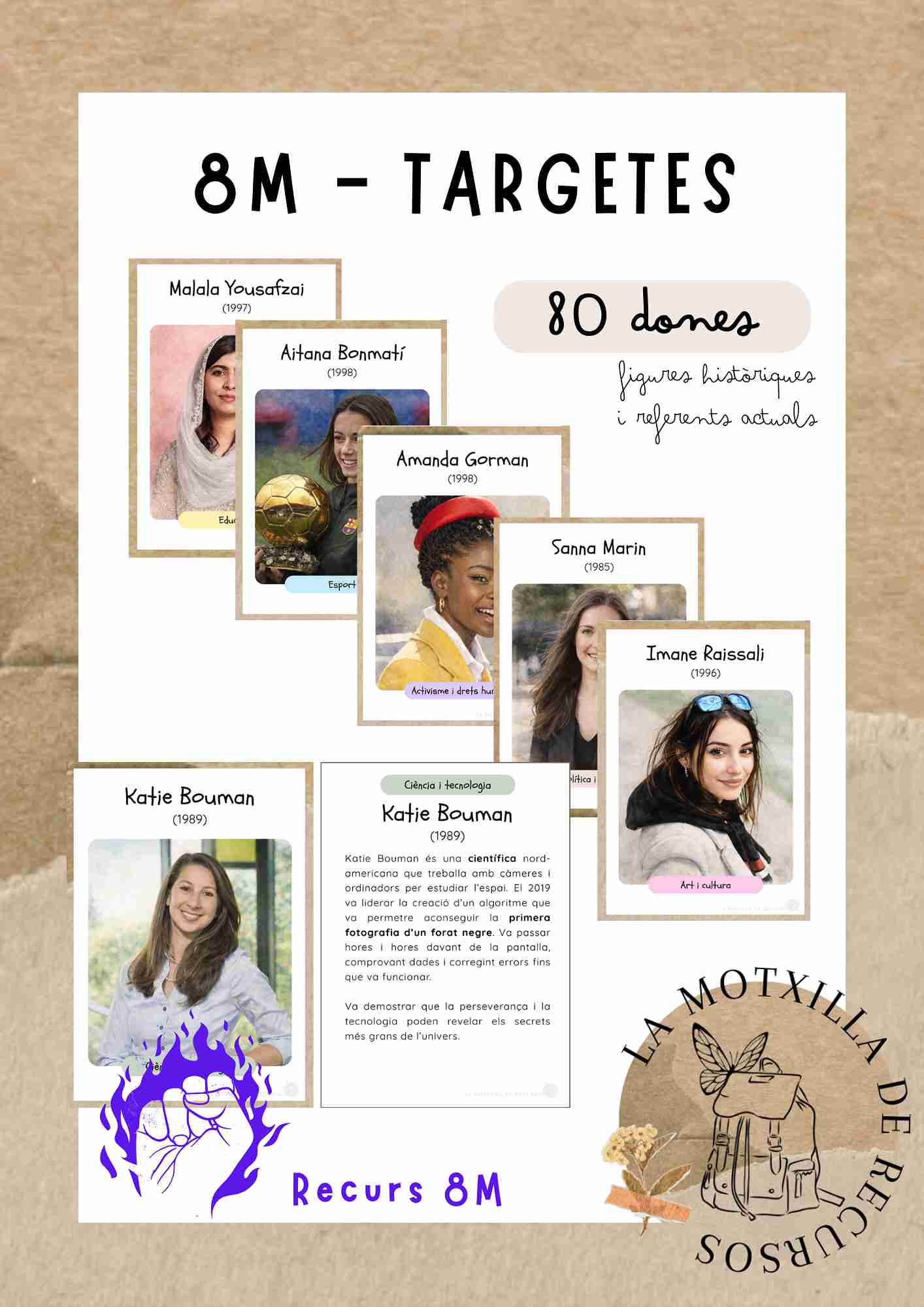 8M - TARGETES DONES REFERENTS