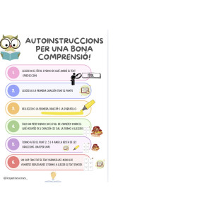 AUTOINSTRUCCIONS PER UNA BONA COMPRENSIÓ