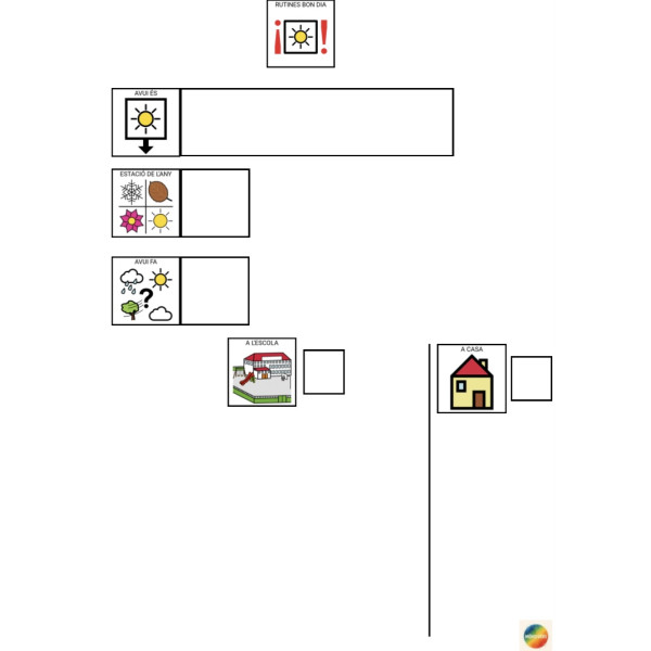 Rutines bon dia pictogrames