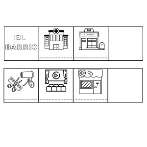 Acordeón desplegable del barrio