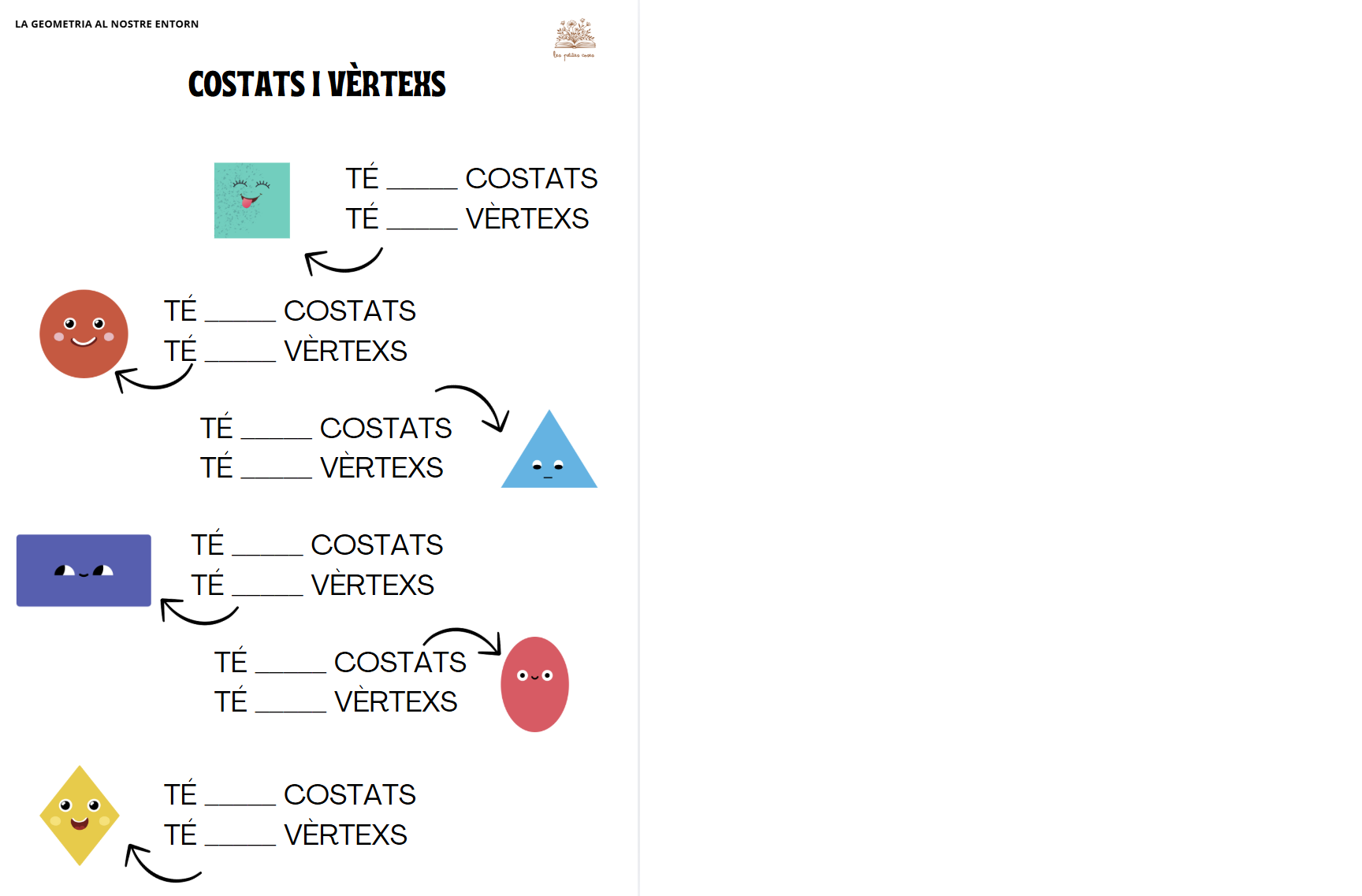 LA GEOMETRIA AL NOSTRE ENTORN. QUADERN VIVENCIAL.