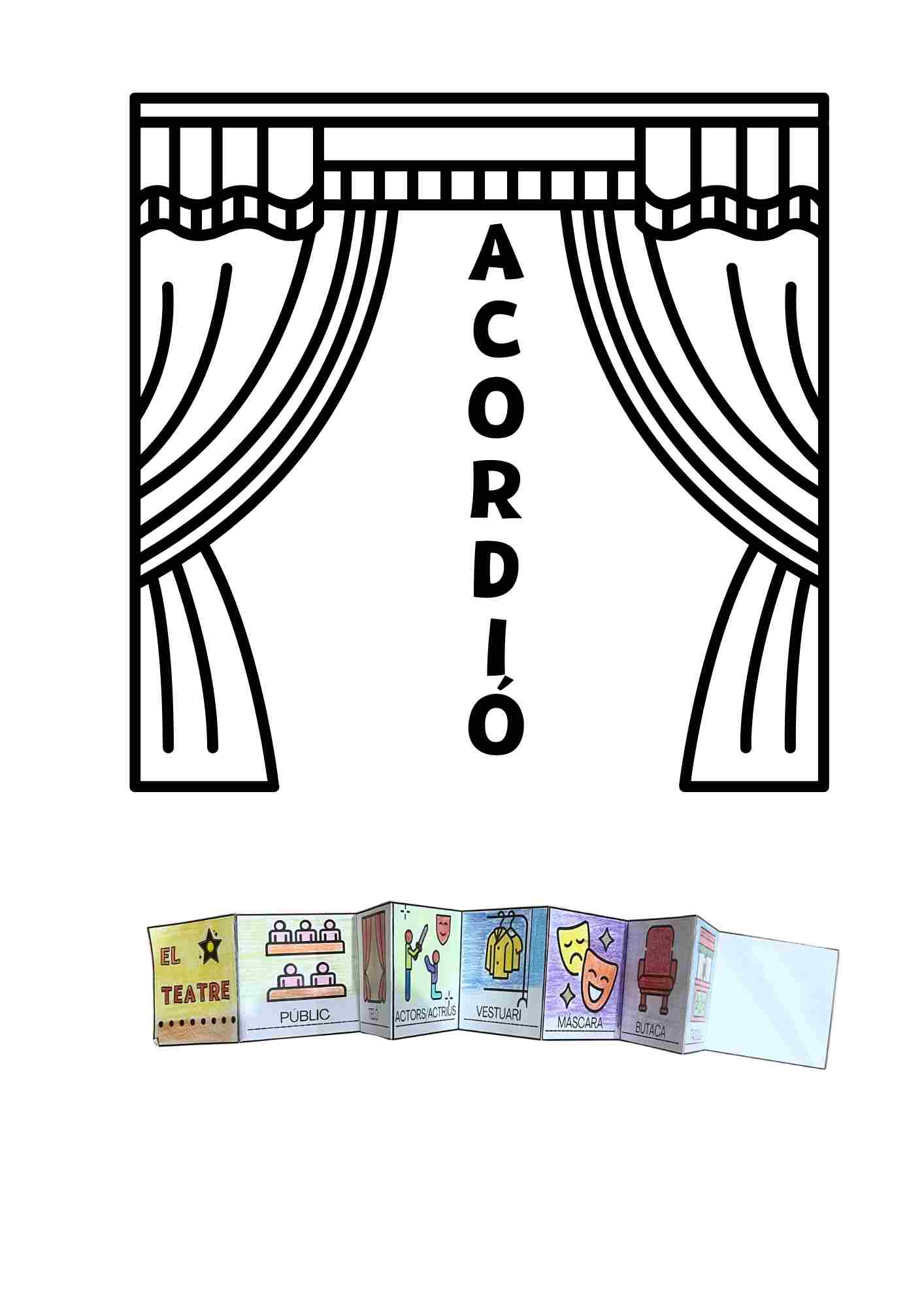 Acordió desplegable del teatre