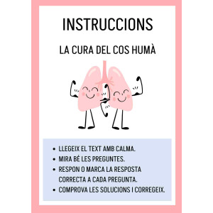 Comprensió lectora: la cura del cos humà
