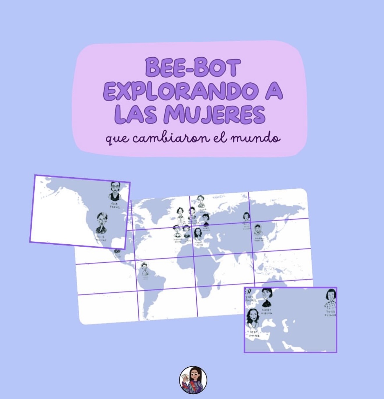 Bee-bot explorant a les dones que van canviar el món (CAT)