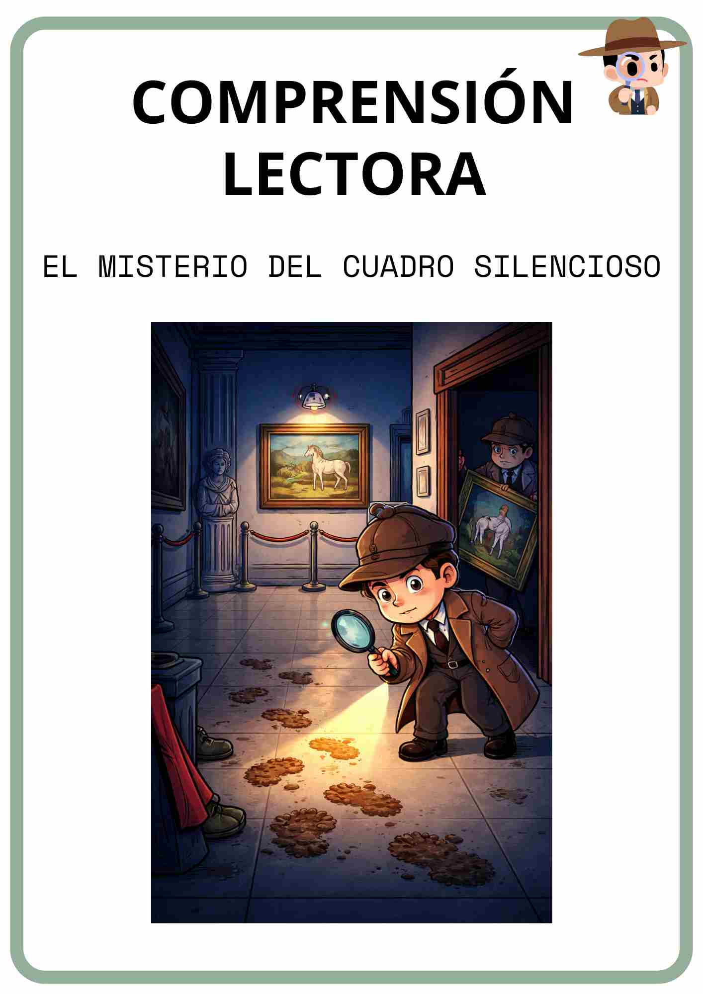 Comprensión lectora: El misterio del cuadro silencioso