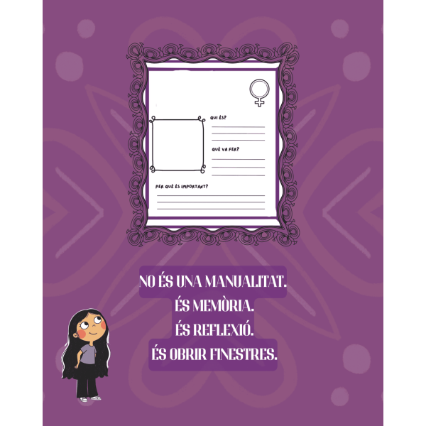 La finestra que va obrir – Material 8M + mural cooperatiu