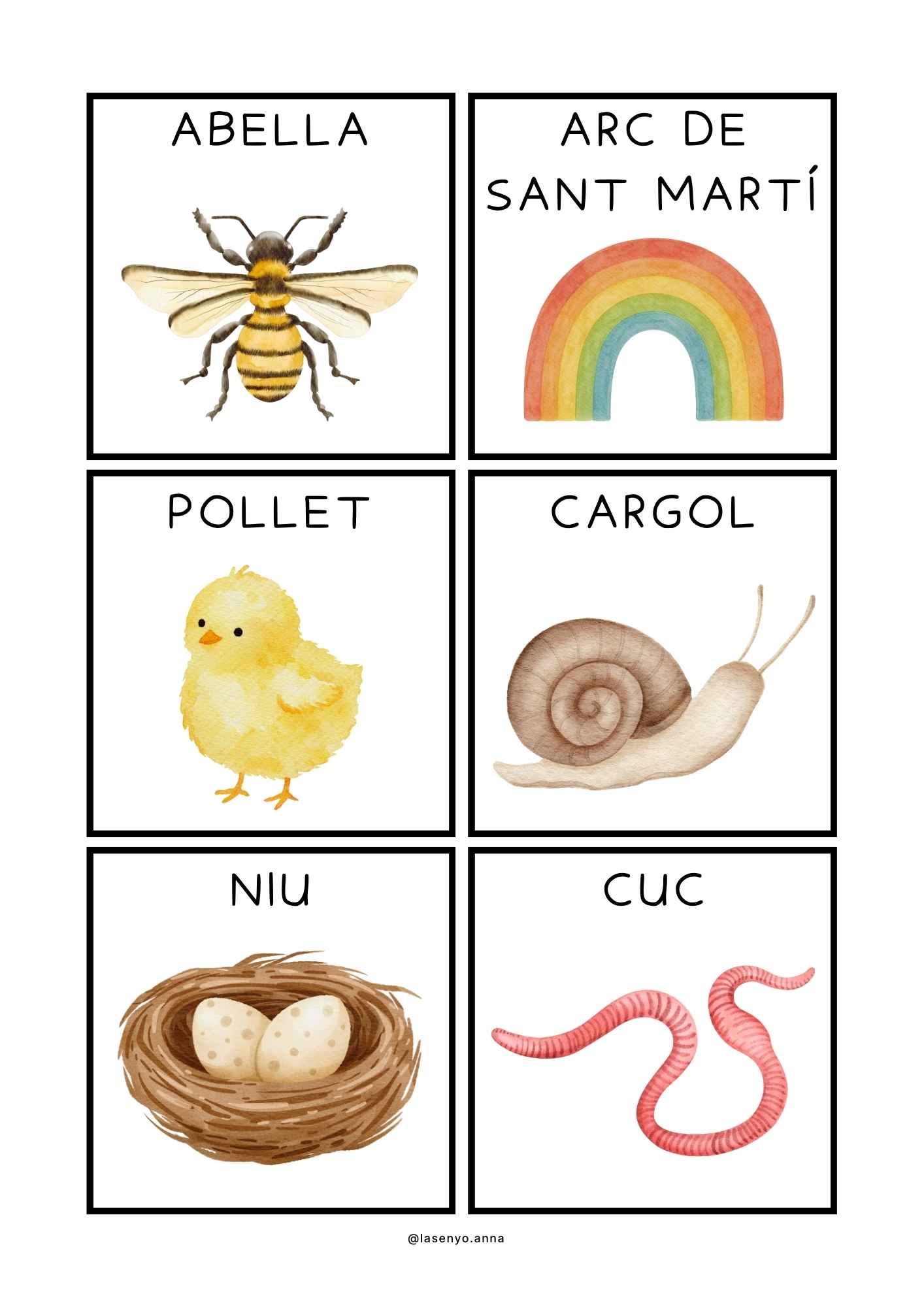 FLASHCARDS PRIMAVERA