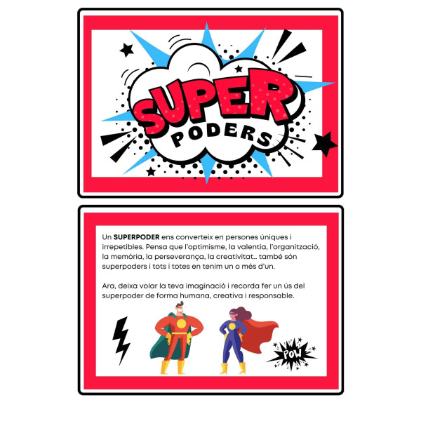 Text narratiu: Tinc un superpoder