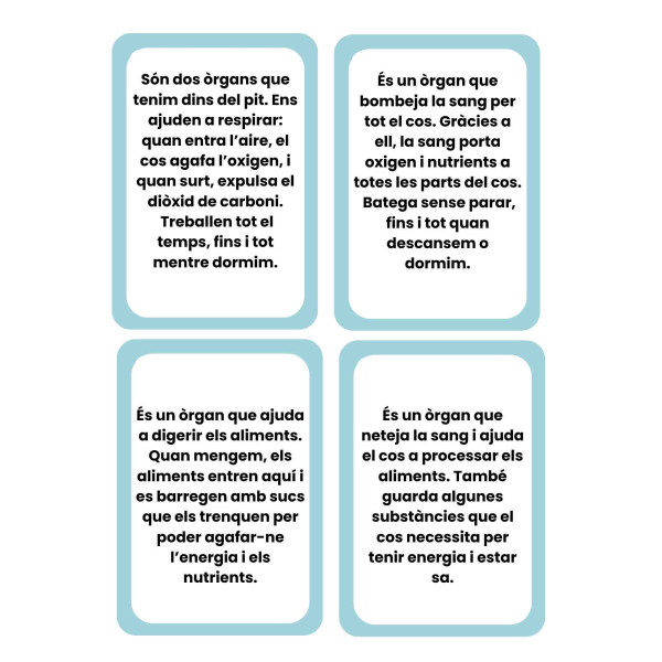 Els òrgans del nostre cos