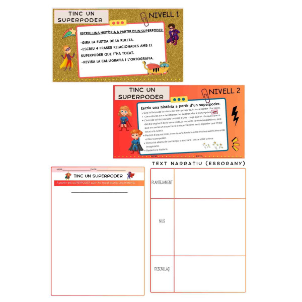 Text narratiu: Tinc un superpoder