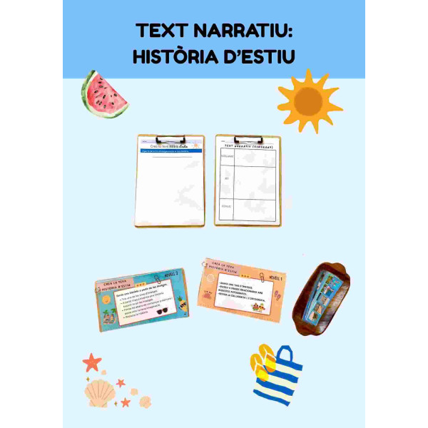 Text narratiu: Crea la teva història d'estiu