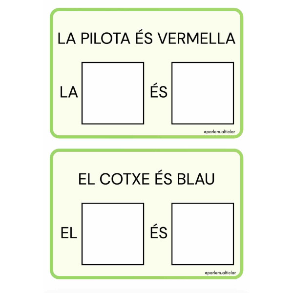 Frases compensió oral/lectora