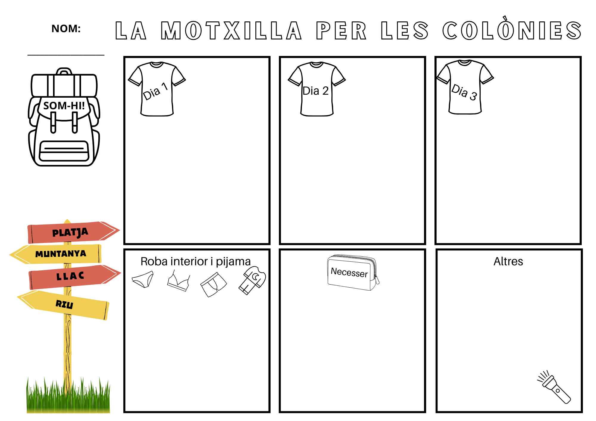 Preparació per a les colònies.