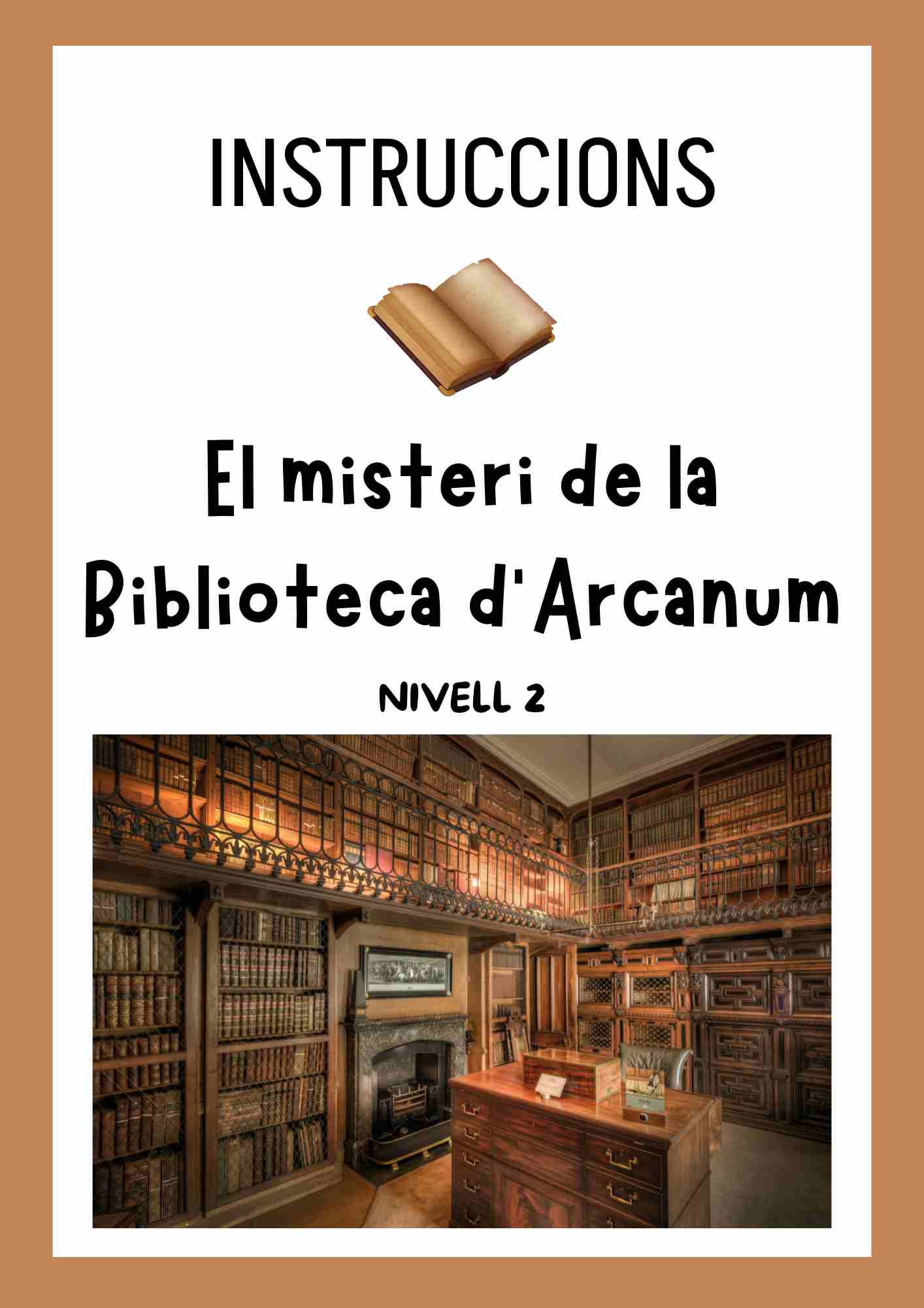 Comprensió lectora de misteri: El misteri de la Biblioteca d’Arcanum