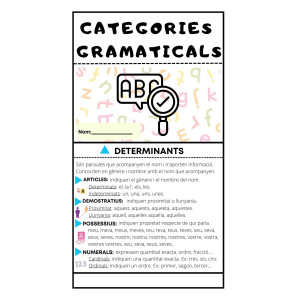 Categories gramaticals
