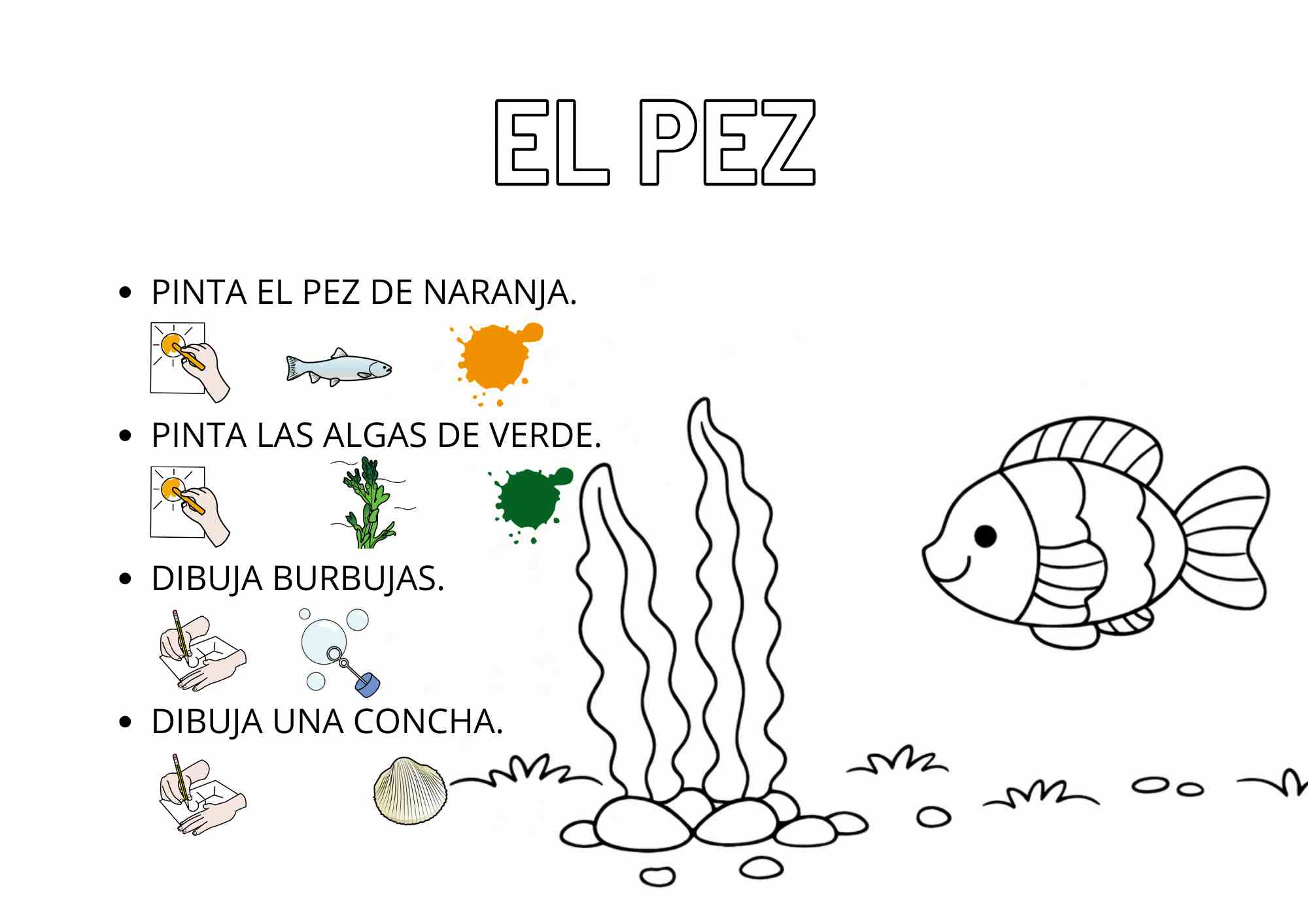 LEE, PINTA Y DIBUJA