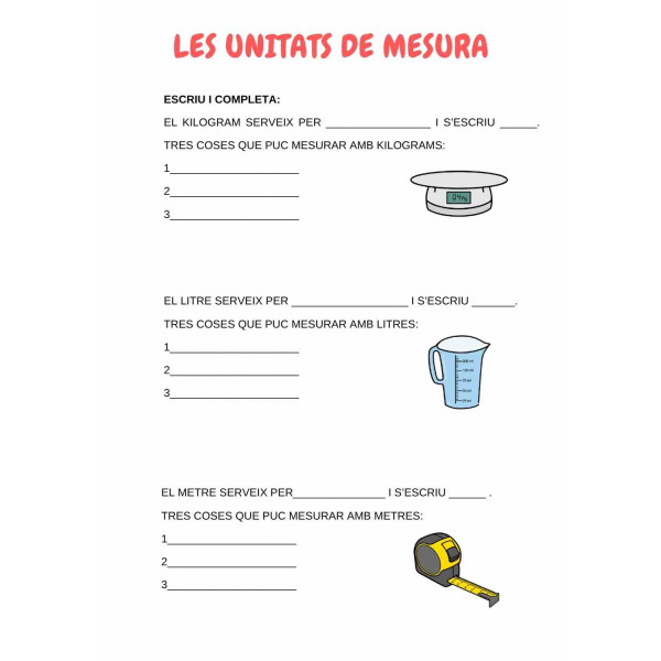 Unitats de mesura