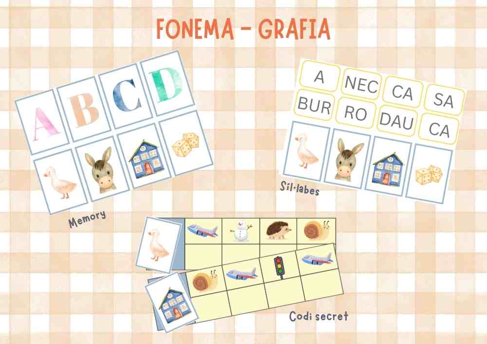 Manipulació: Fonema - grafia