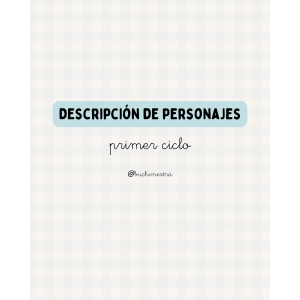 Descripción personajes
