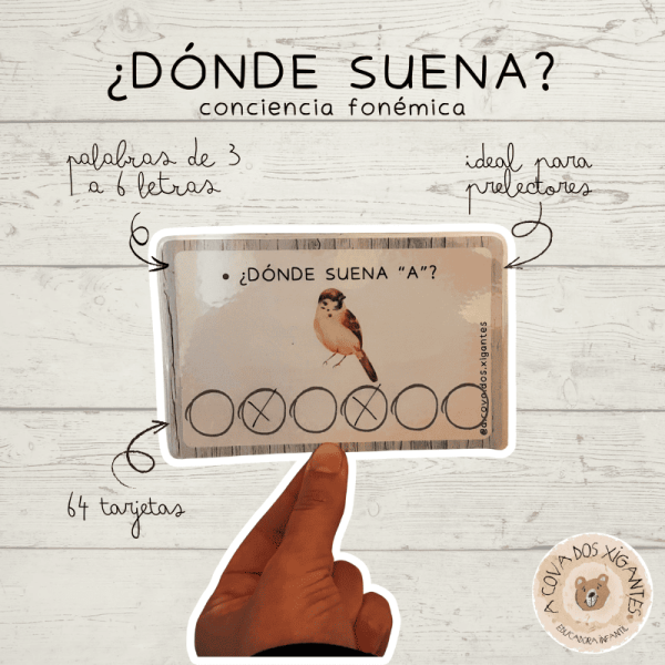 ¿Dónde suena...? - Conciencia fonémica
