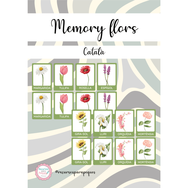 Memory de flors