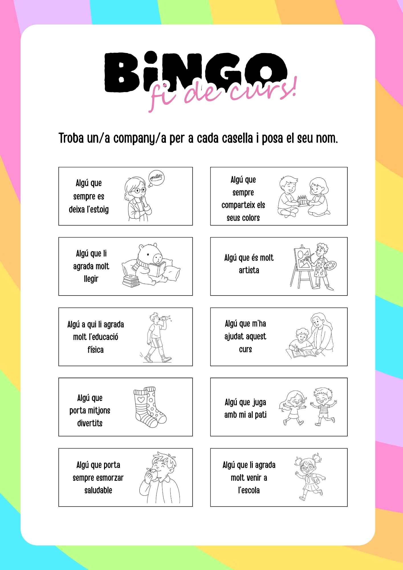 Bingo fi de curs