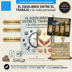 Clase de Conversación Avanzada ELE (B1-C1): El equilibrio entre el trabajo y la vida personal (+ Mapa de Navegación Visual