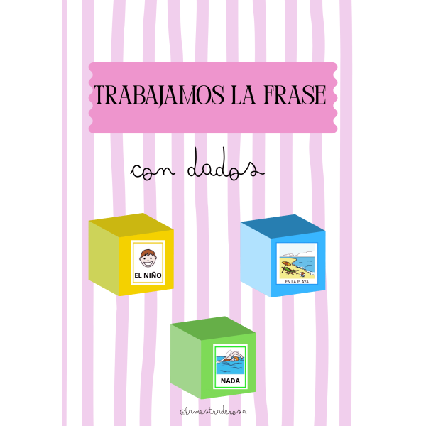 Construcción de frases con dados