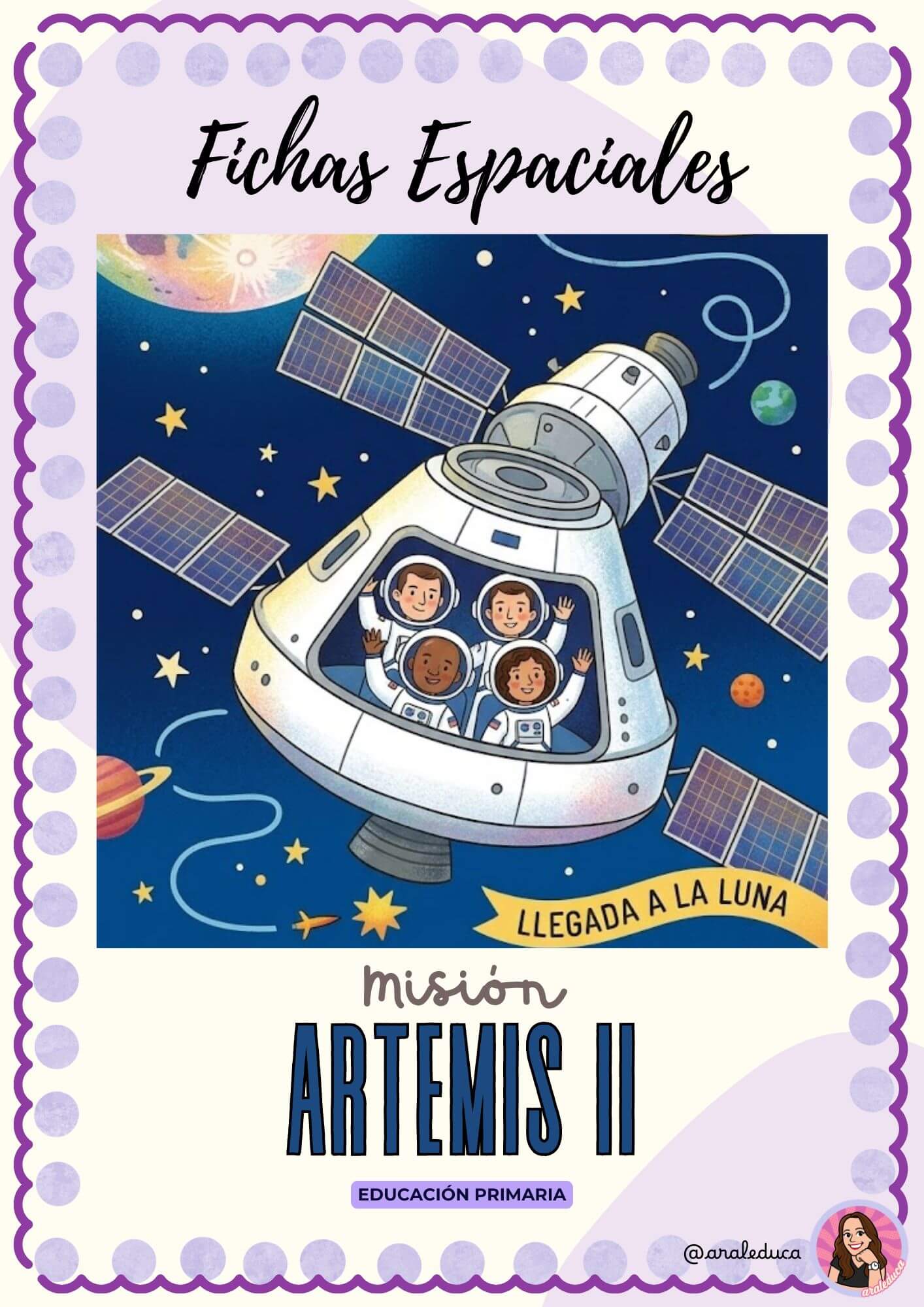 Fichas espaciales Artemis II