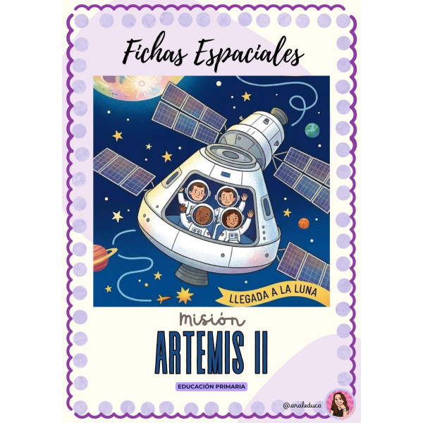 Fichas espaciales Artemis II