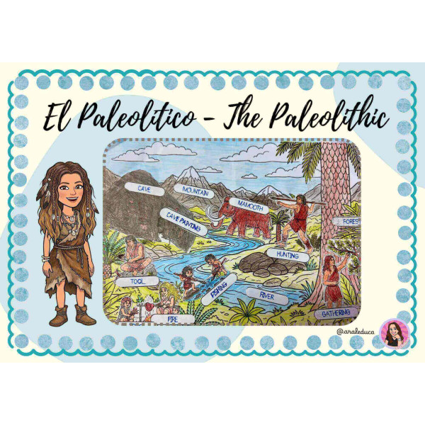EL PALEOLÍTICO-THE PALEOLITHIC (español e inglés)