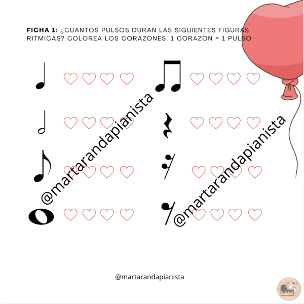 Clase de música en San Valentín