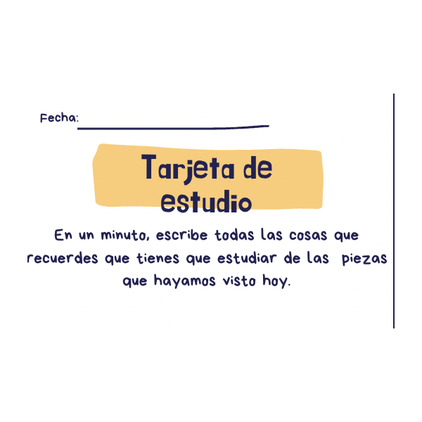 Tarjetas de estudio