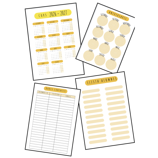 AGENDA DOCENT CURS 26-27